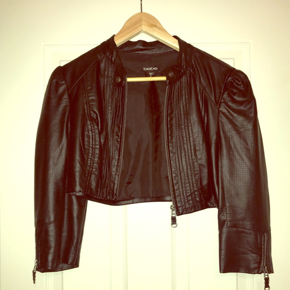 Bebe faux leather jacket